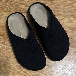 Rothy's Black Knit Slip-On Shoes